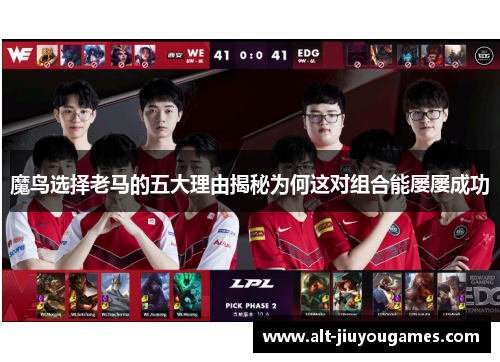魔鸟选择老马的五大理由揭秘为何这对组合能屡屡成功